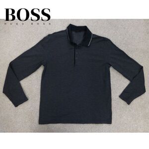 Boss Hugo Boss Regular Fit Long Sleeve Polo Shirt (pin-size hole, NO RETURNS)